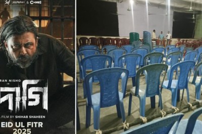 নিশোর ‘দাগি’ সিনেমা দেখতে ভুঞাপুরে অস্থায়ী হল